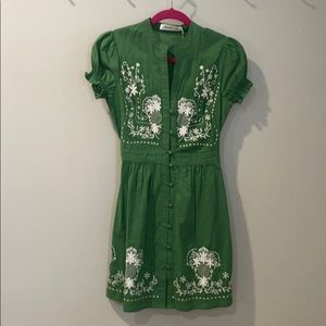 ModCloth Sunnygirl Green Dress NWT